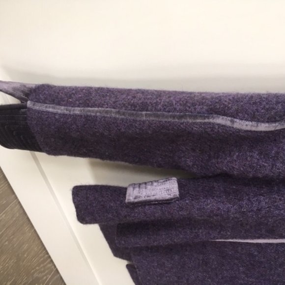 Luisa Beccaria purple wool jacket 42. - Picture 5 of 6